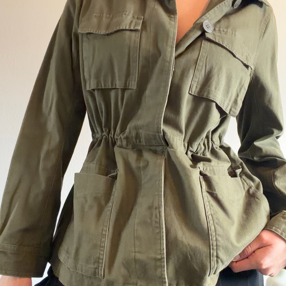 Olive Green Women's Utility Jacket